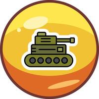 militaire tank vector icon