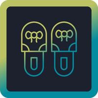 slippers vector icoon