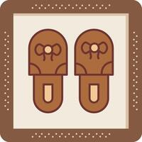 slippers vector icoon