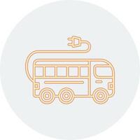 elektrische bus vector icon