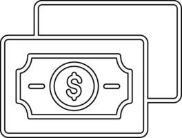 geld vector pictogram