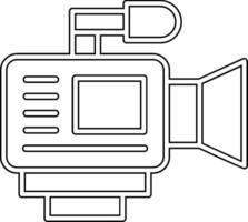 videocamera vector pictogram