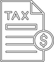 belasting betaling vector icoon