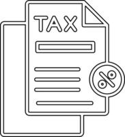 belasting korting vector icoon