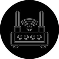 Wifi router vector icoon