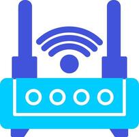 Wifi router vector icoon