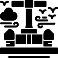 Segway glyph icoon vector