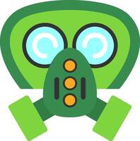 gas- masker filter vlak icoon vector
