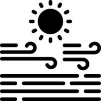 kalmte dag glyph icoon vector