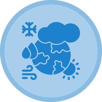 klimaat verandering veelkleurig cirkel icoon vector