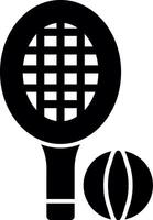 tennis glyph-pictogram vector