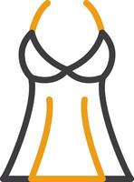 lingerie lijn cirkel icoon vector