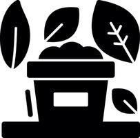 compost glyph icoon vector