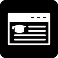 online onderwijs vector icoon