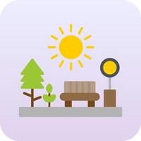 park vector pictogram