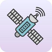 satelliet vector pictogram