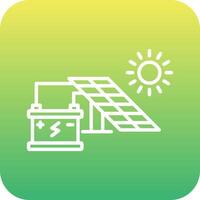 zonne-energie vector pictogram