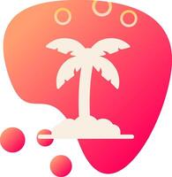 palm blad vector icoon