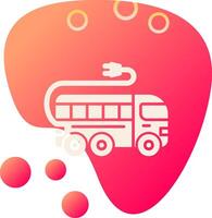 elektrische bus vector icon