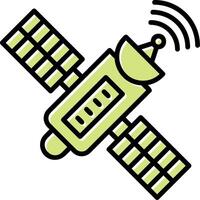 satelliet vector pictogram