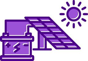 zonne-energie vector pictogram