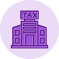 belasting kantoor gebouw vector icoon