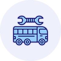 repareren bus vector icoon