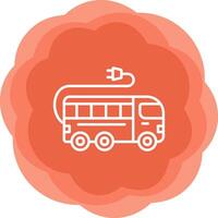 elektrische bus vector icon