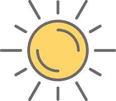 zon vector pictogram