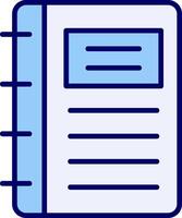 notebook vector pictogram