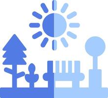 park vector pictogram