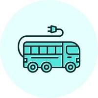 elektrische bus vector icon