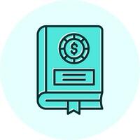 financieel boek vector icoon