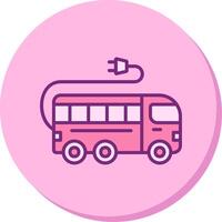 elektrische bus vector icon