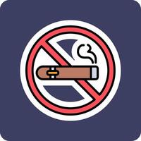 Nee sigaar vector icoon