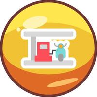 gas- station vector icoon