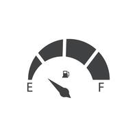 auto brandstof indicator icoon vector