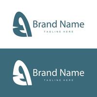 brief een logo met gemakkelijk stijl. illustratie van een luxe Product merk sjabloon vector