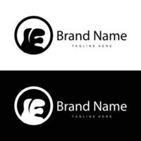 e brief logo in gemakkelijk stijl luxe Product merk sjabloon illustratie vector