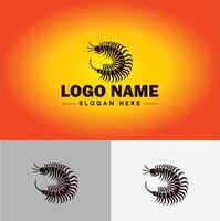 duizendpoot logo vector kunst icoon grafiek voor bedrijf merk icoon duizendpoot logo sjabloon