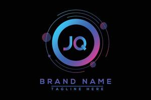 jq brief logo ontwerp. vector logo ontwerp voor bedrijf.