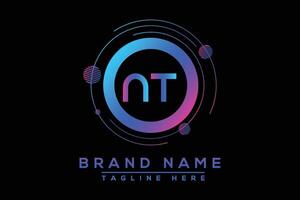 nt brief logo ontwerp. vector logo ontwerp voor bedrijf.