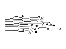 technologie printplaat achtergrond vector