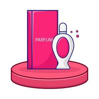 illustratie van parfum vector