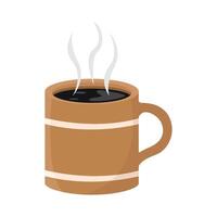 glas koffie drinken illustratie vector