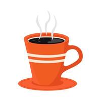 glas koffie drinken illustratie vector