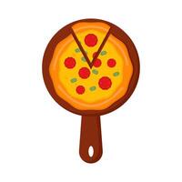 illustratie van pizza vector