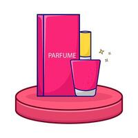 illustratie van parfum vector