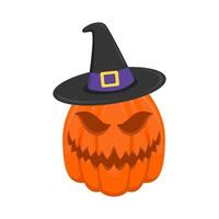 met pompoen halloween illustratie vector