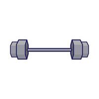 illustratie van barbell vector